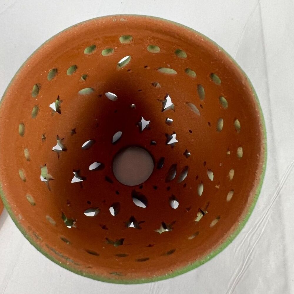 StarryLights Studio Chickadee Terracotta Luminary Candle Holder Beth Berggren - Picture 7 of 9